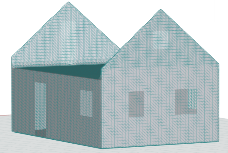 House with Closed Openings